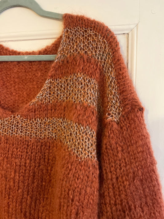 Håndstrikket sweater