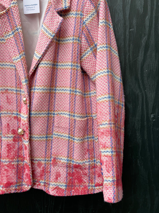 Upcycled blazer / jakker mm med serigrafi