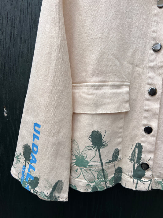 Upcycled blazer / jakker mm med serigrafi