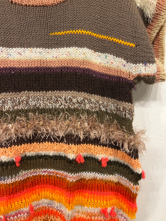 Strik med korte ærmer