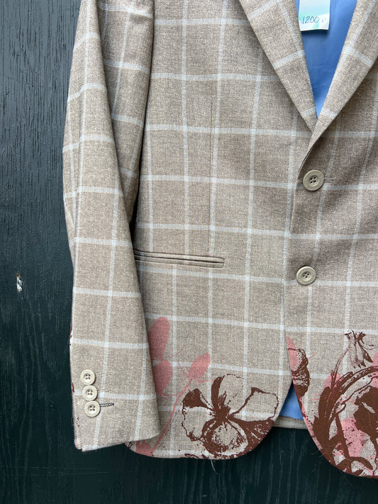 Upcycled blazer / jakker mm med serigrafi