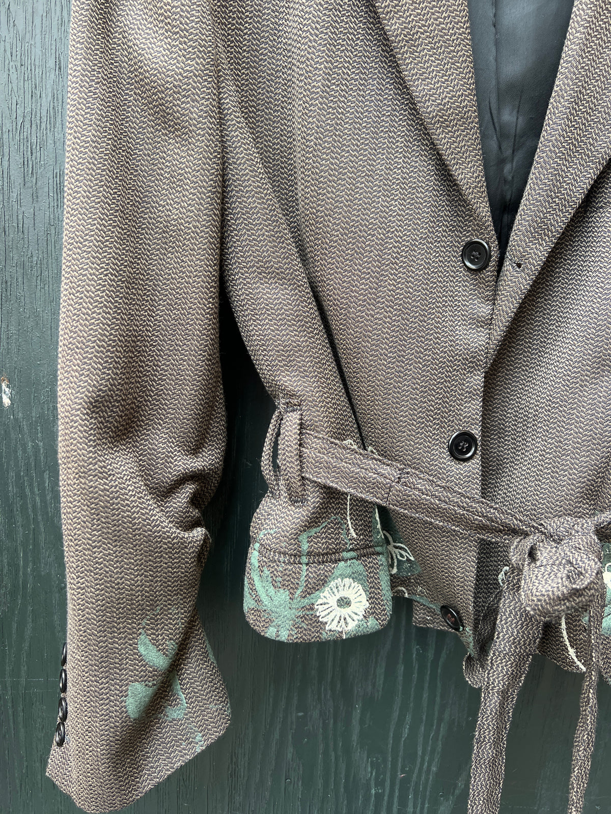 Upcycled blazer / jakker mm med serigrafi