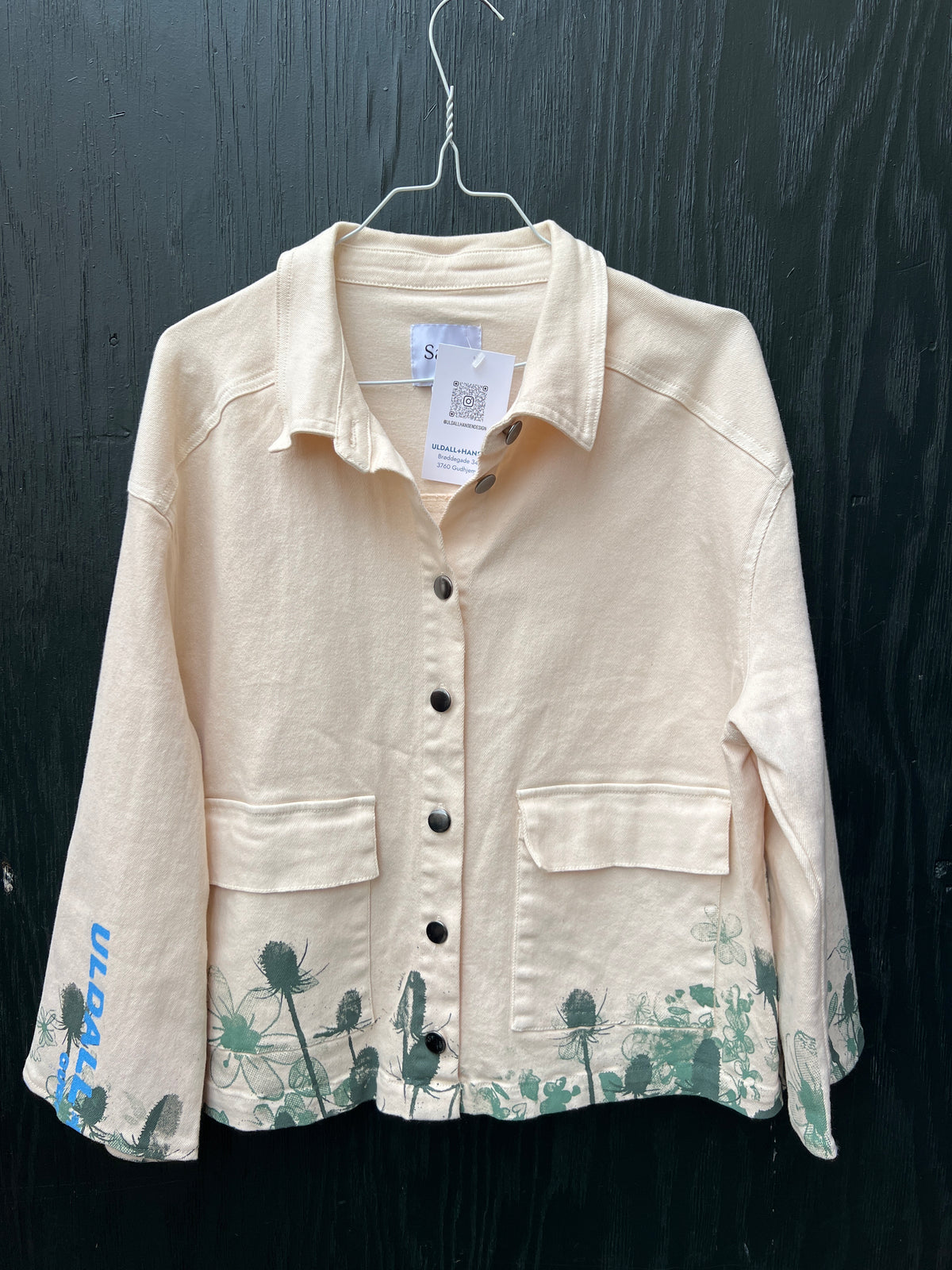 Upcycled blazer / jakker mm med serigrafi