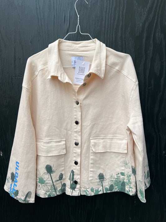 Upcycled blazer / jakker mm med serigrafi