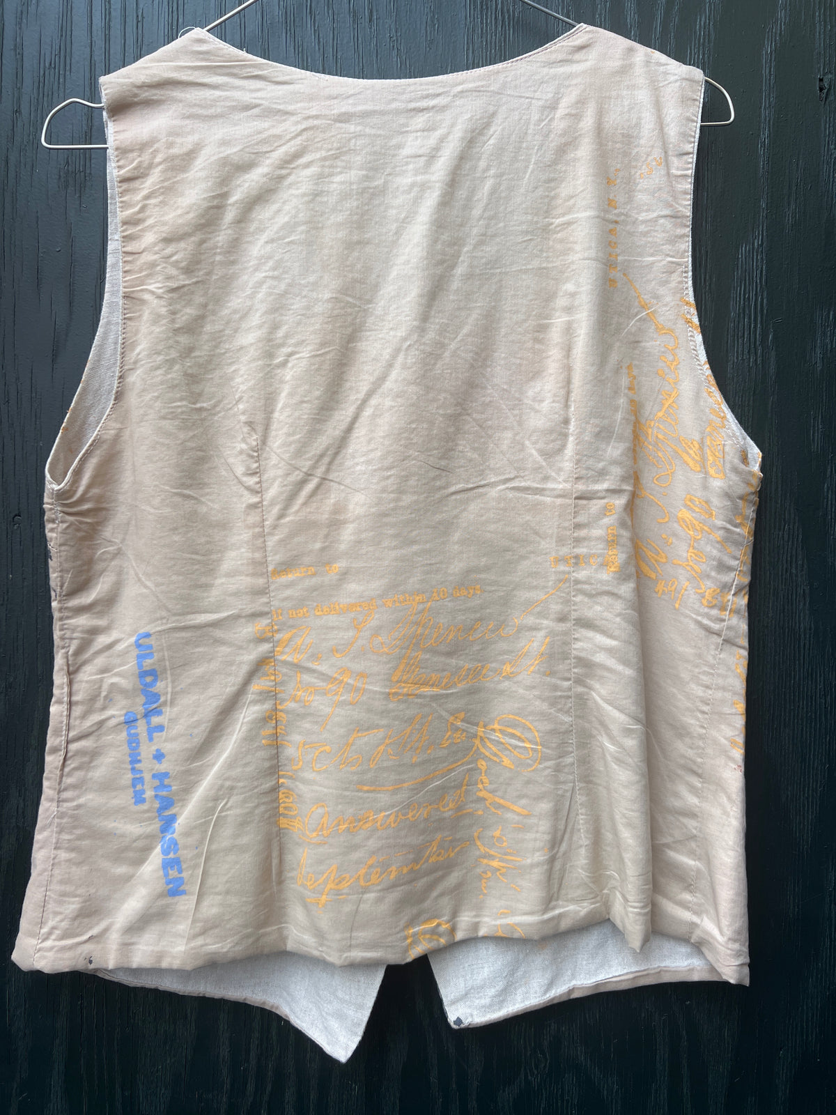 ♻️ Upcyclede veste fra ULDALL+HANSEN