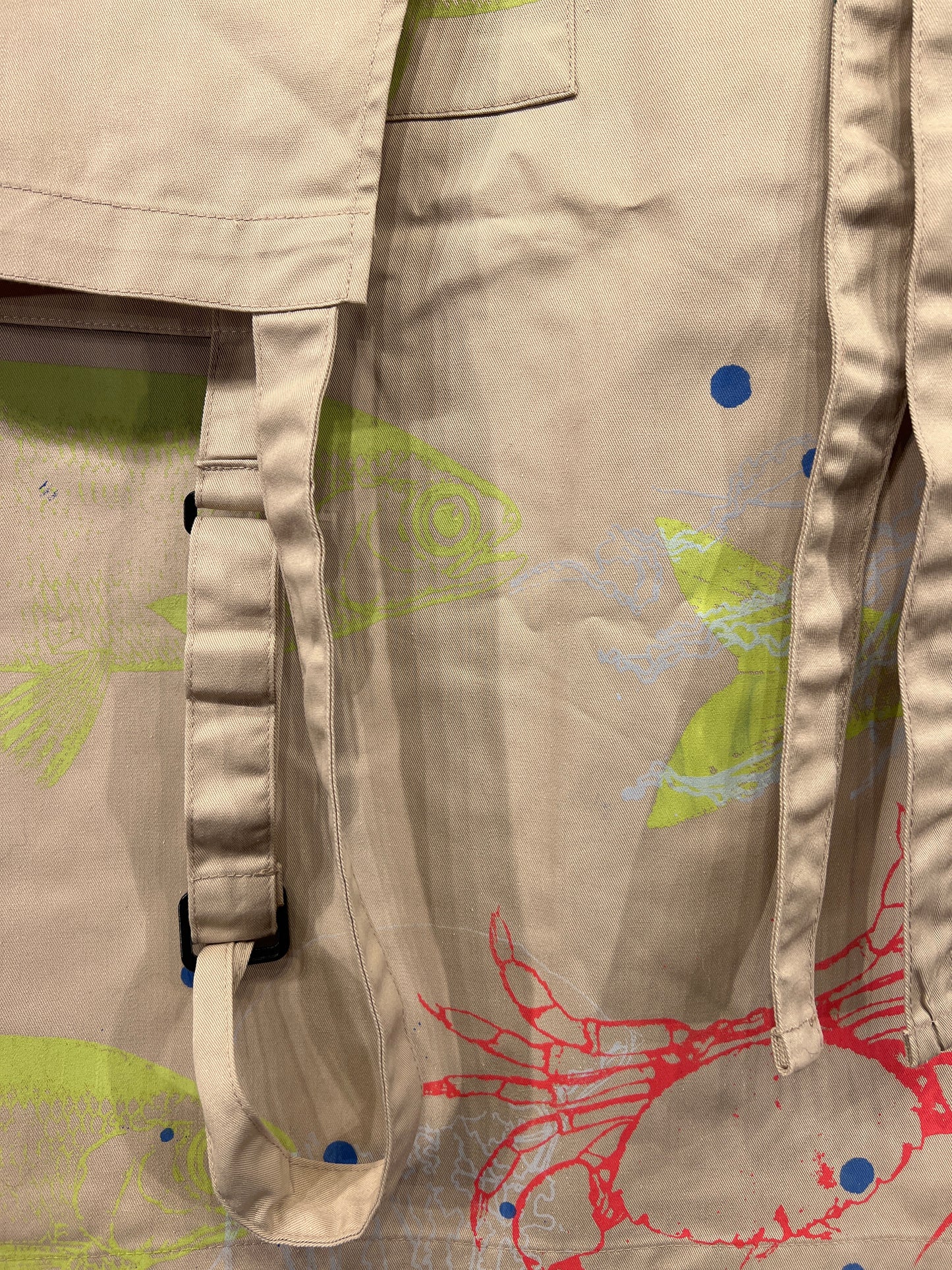 Forklæde med lomme foran