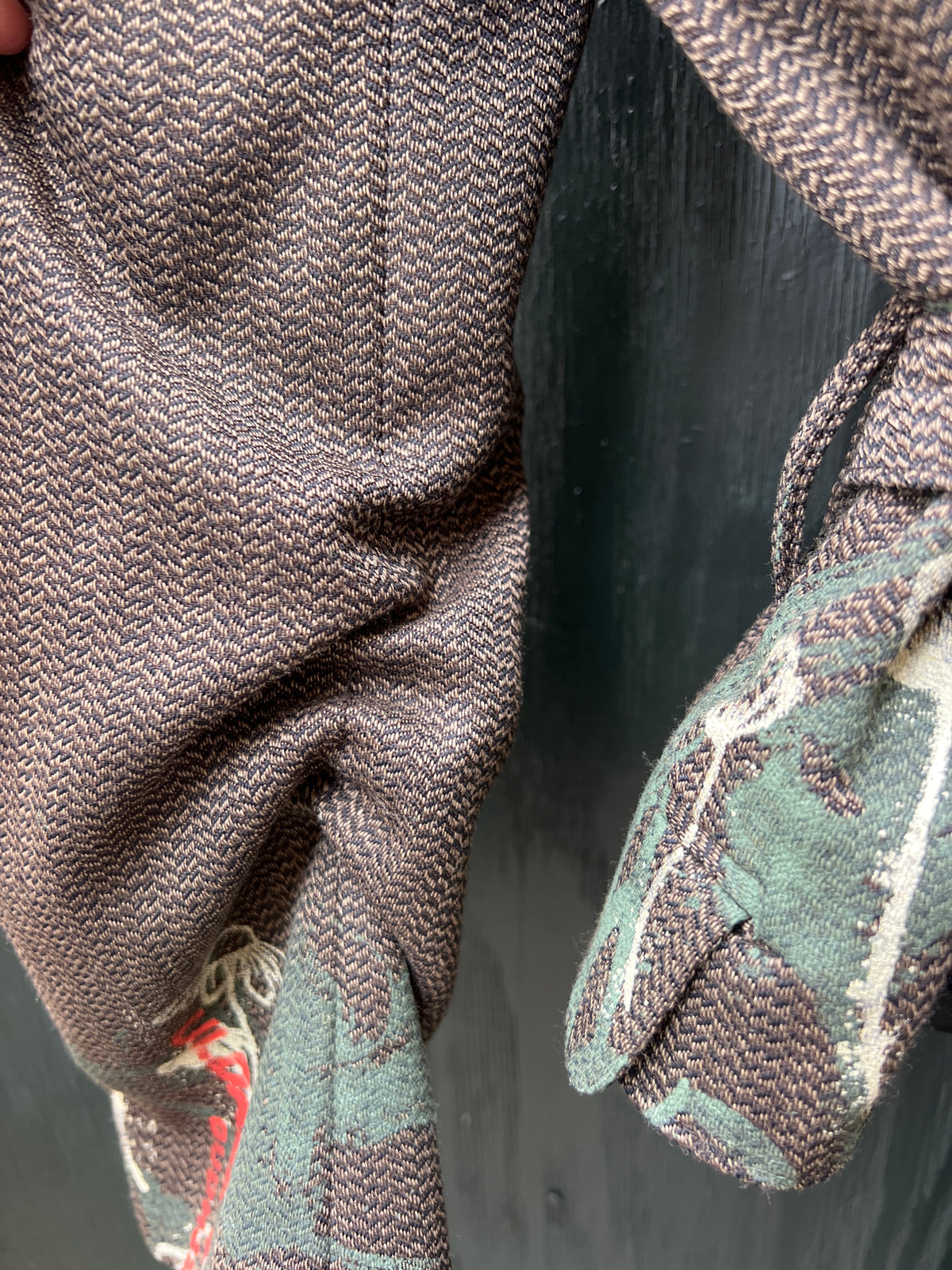 Upcycled blazer / jakker mm med serigrafi