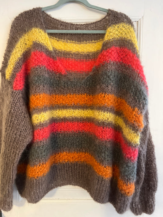 Håndstrikket sweater