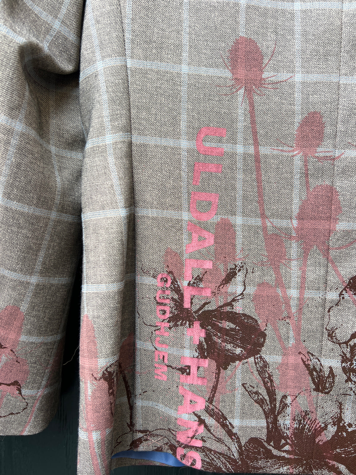 Upcycled blazer / jakker mm med serigrafi