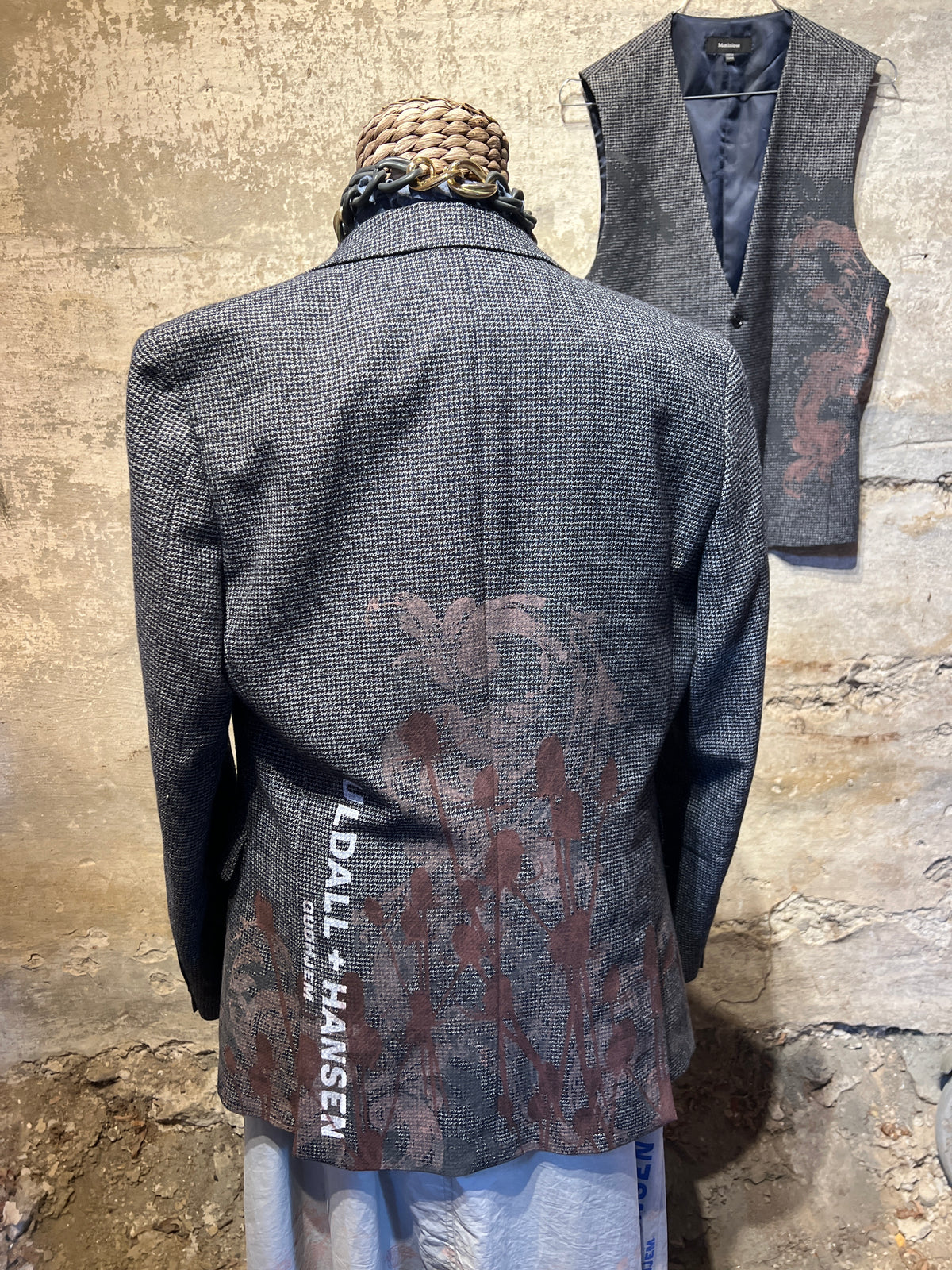 Blazer str. 38/40. Matchende vest