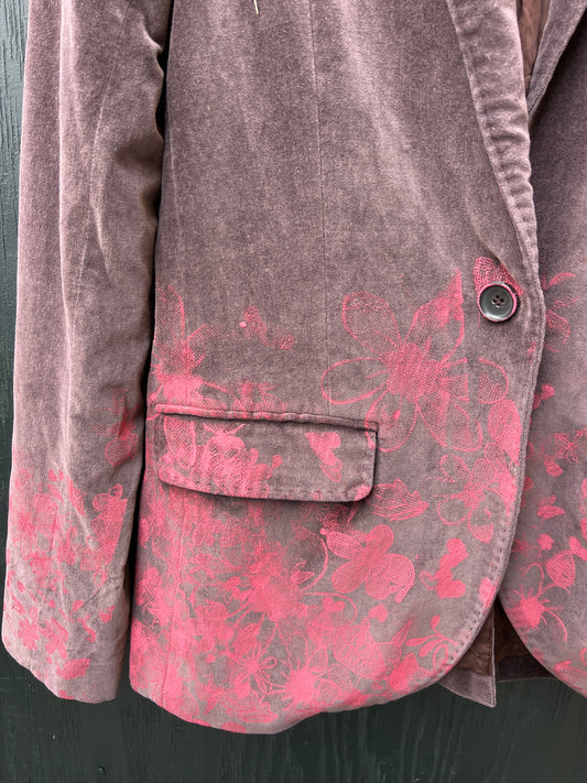 Upcycled blazer / jakker mm med serigrafi