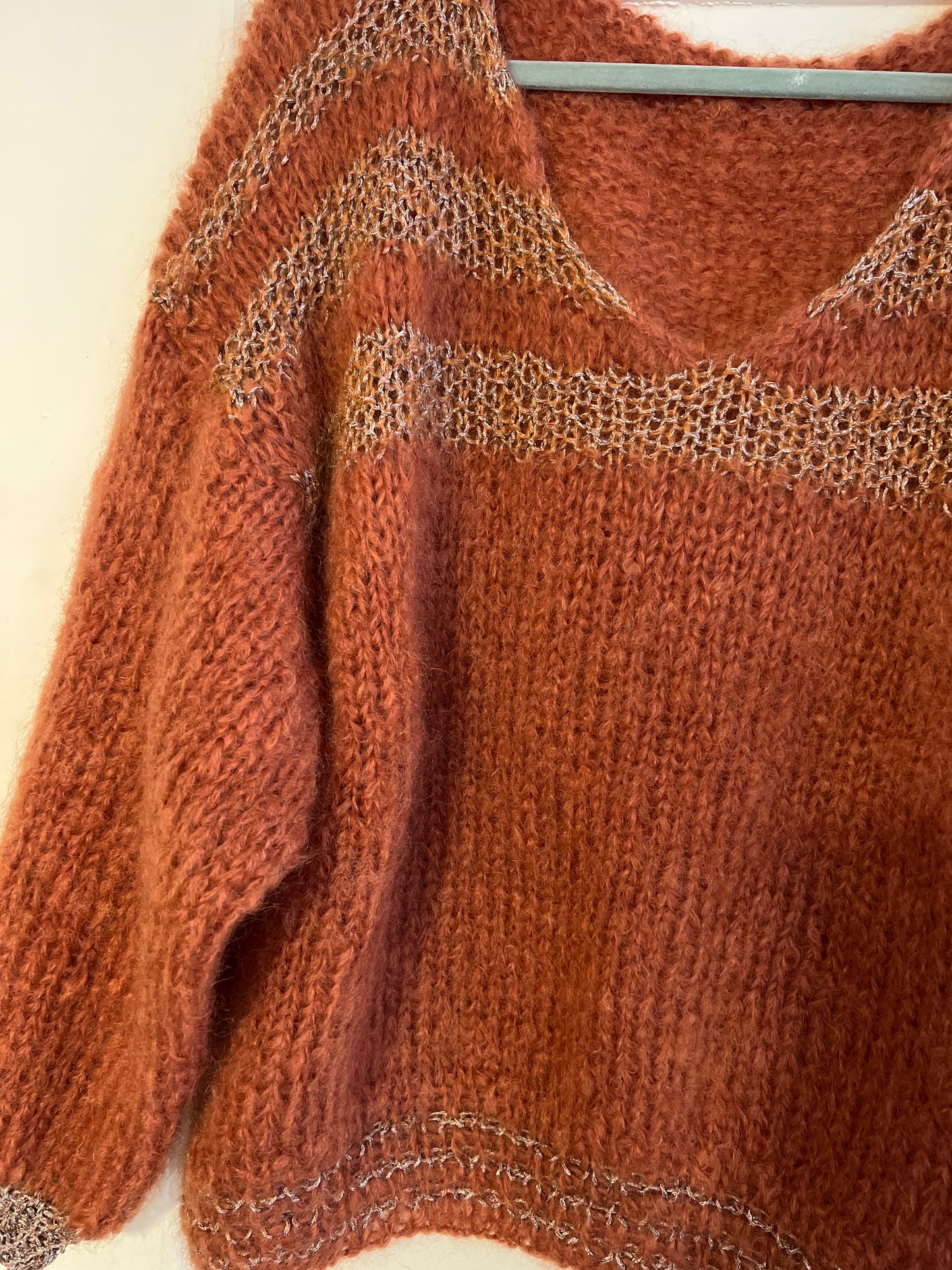 Håndstrikket sweater