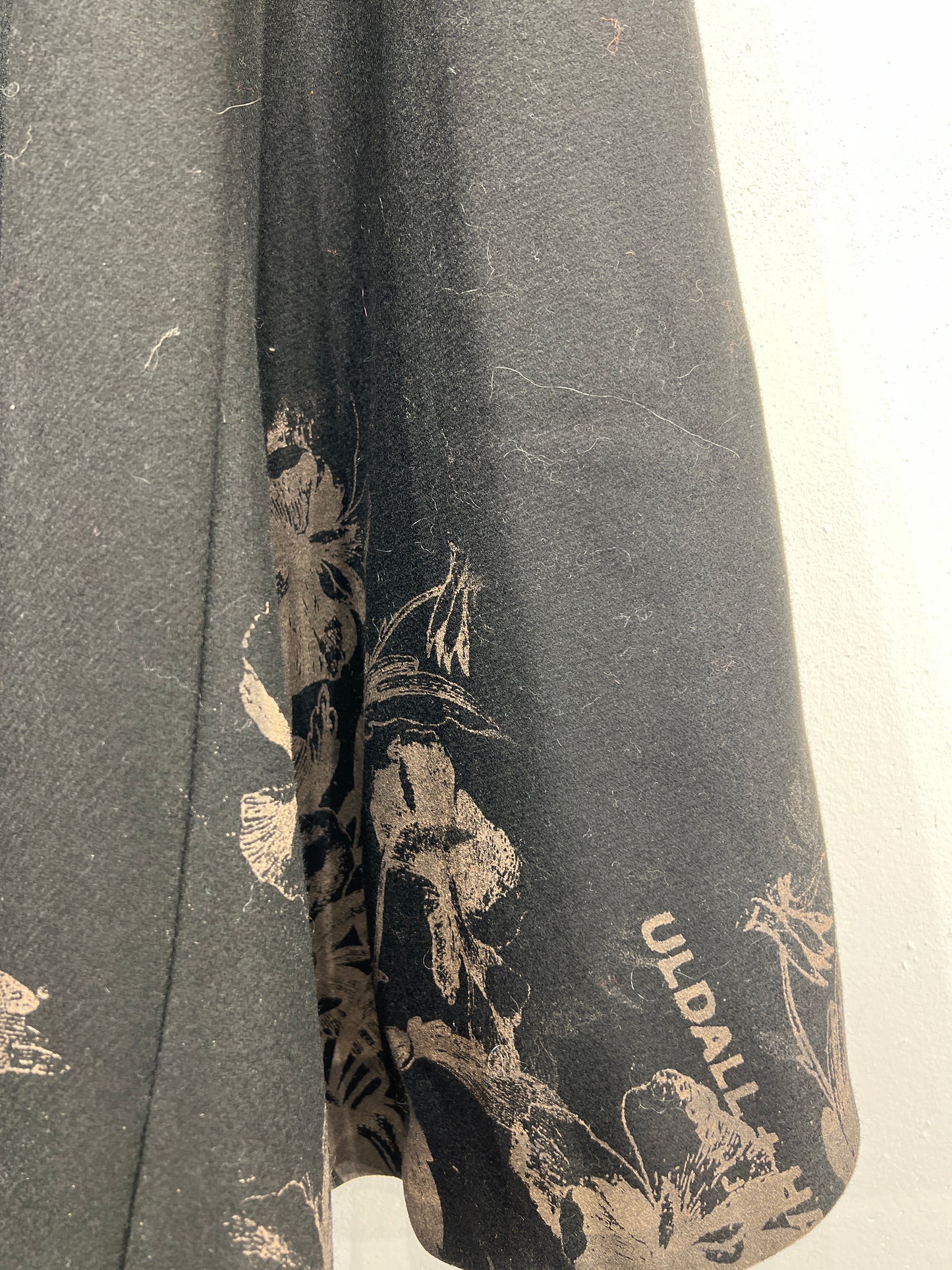 Uld poncho, skræddersyet