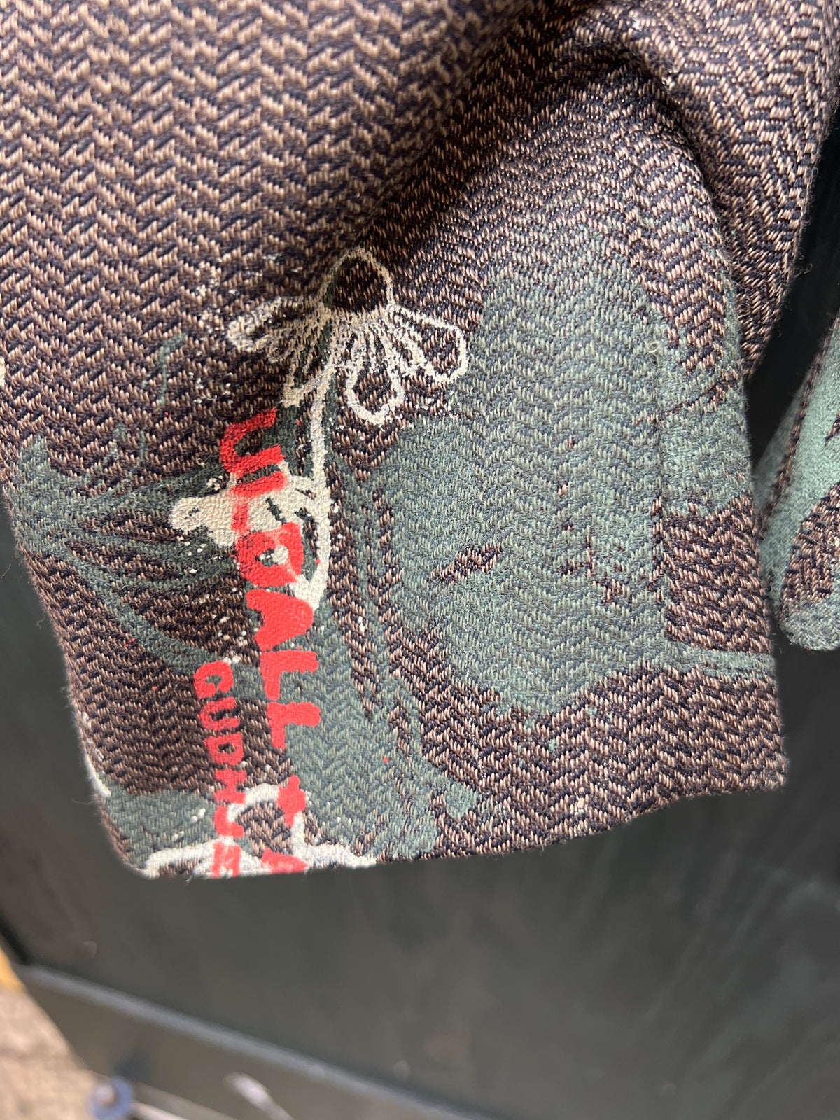 Upcycled blazer / jakker mm med serigrafi