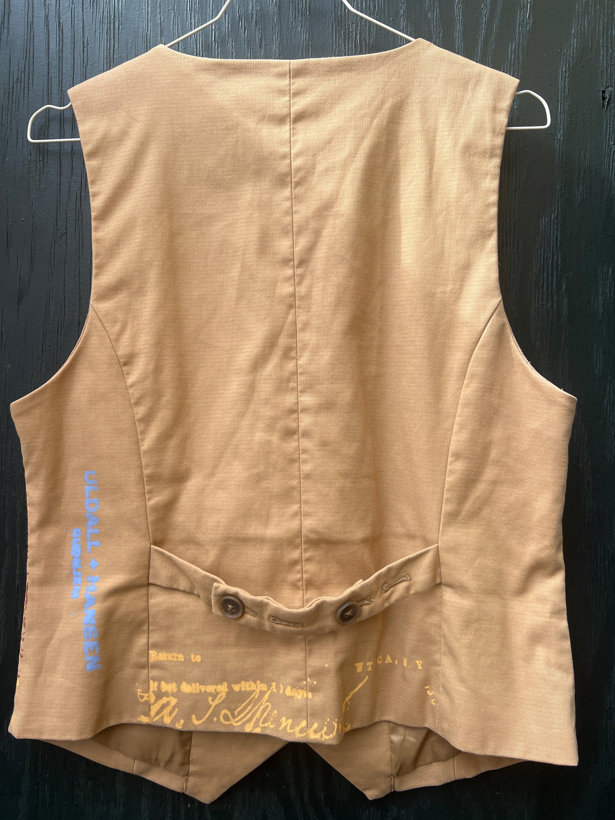 ♻️ Upcyclede veste fra ULDALL+HANSEN