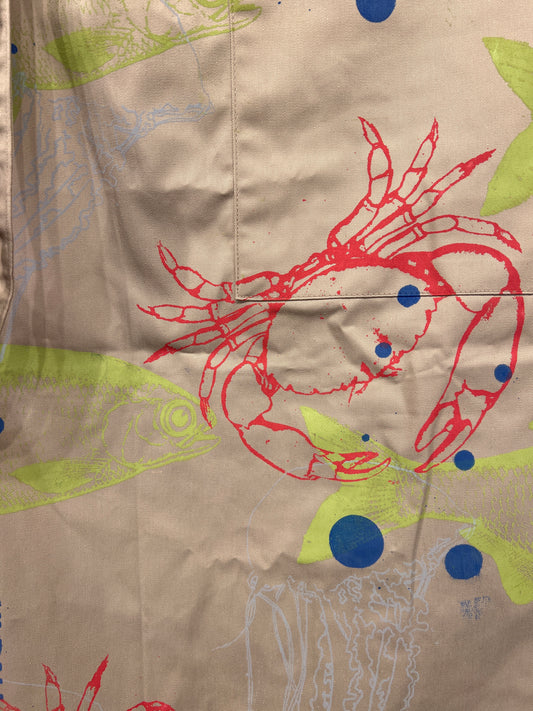 Forklæde med lomme foran