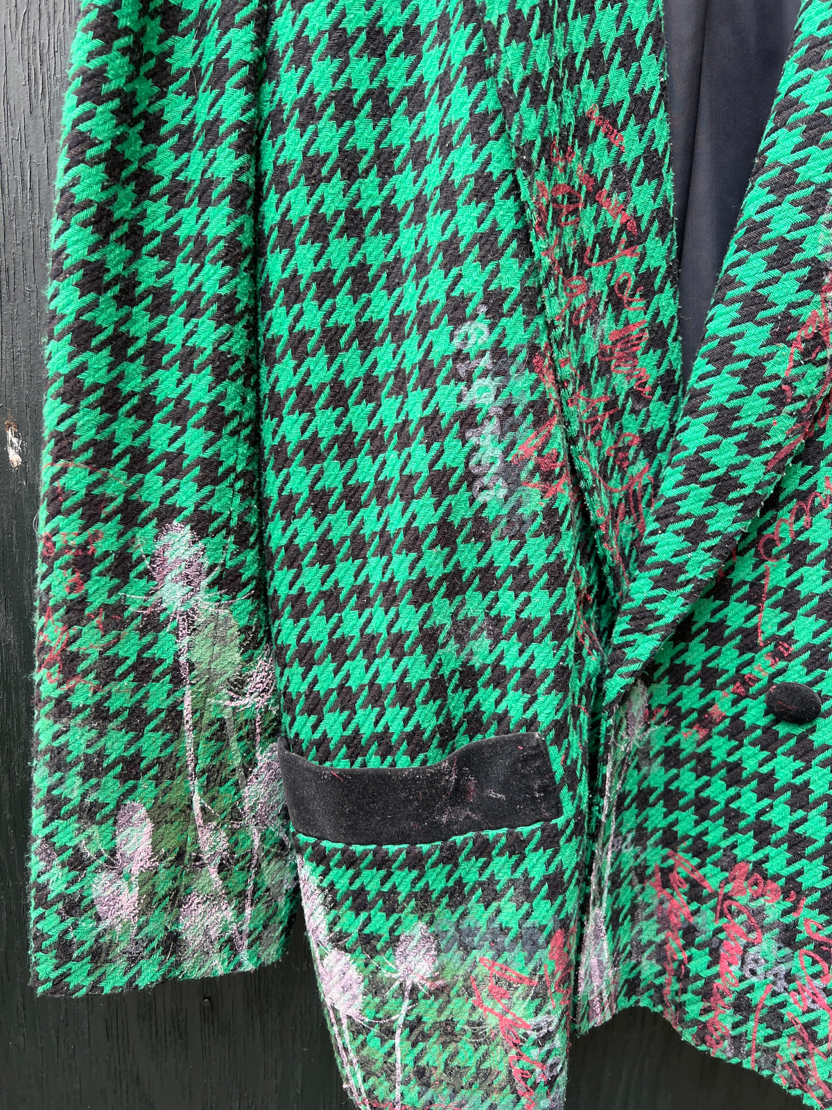 Upcycled blazer / jakker mm med serigrafi