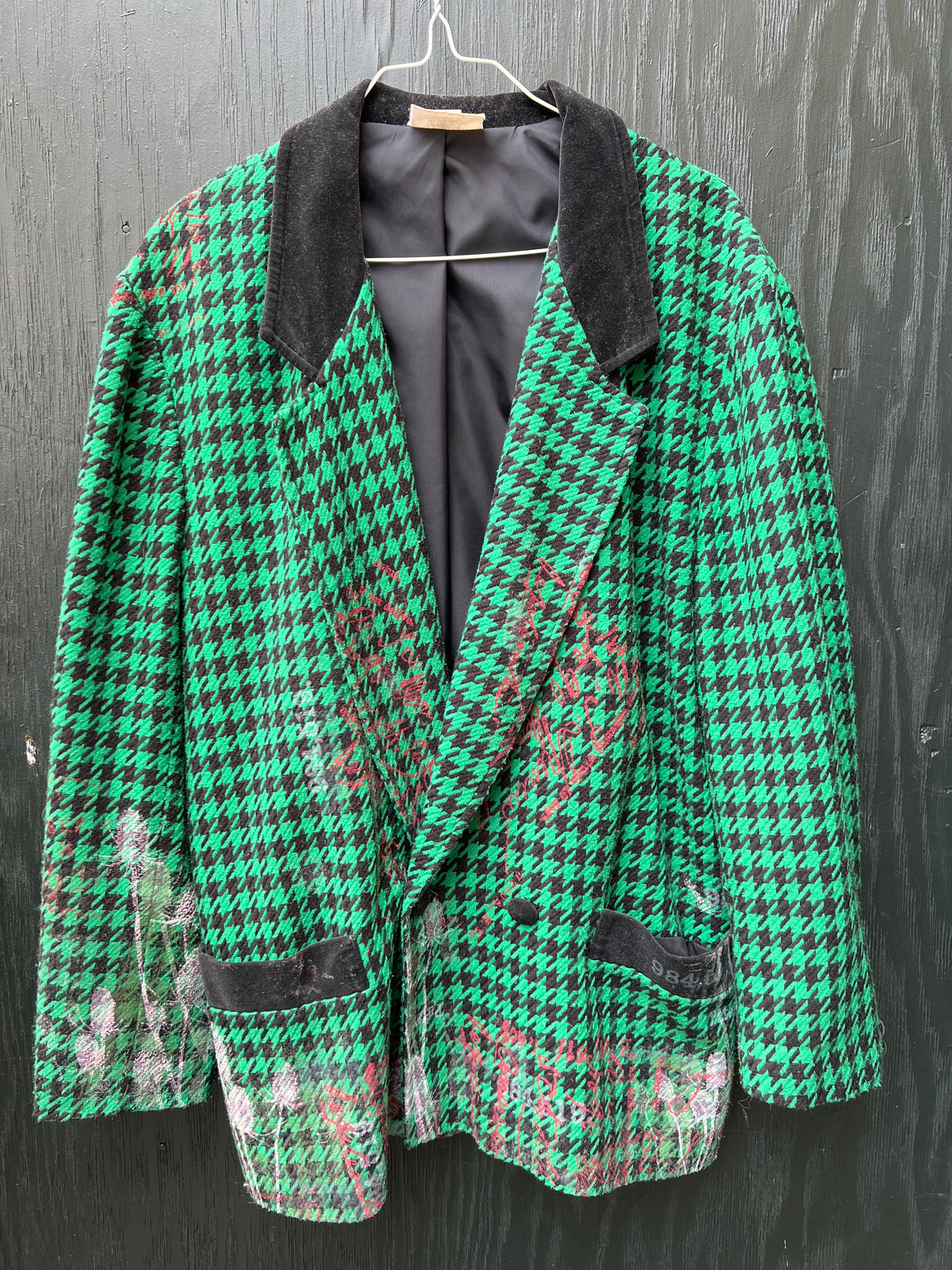 Upcycled blazer / jakker mm med serigrafi