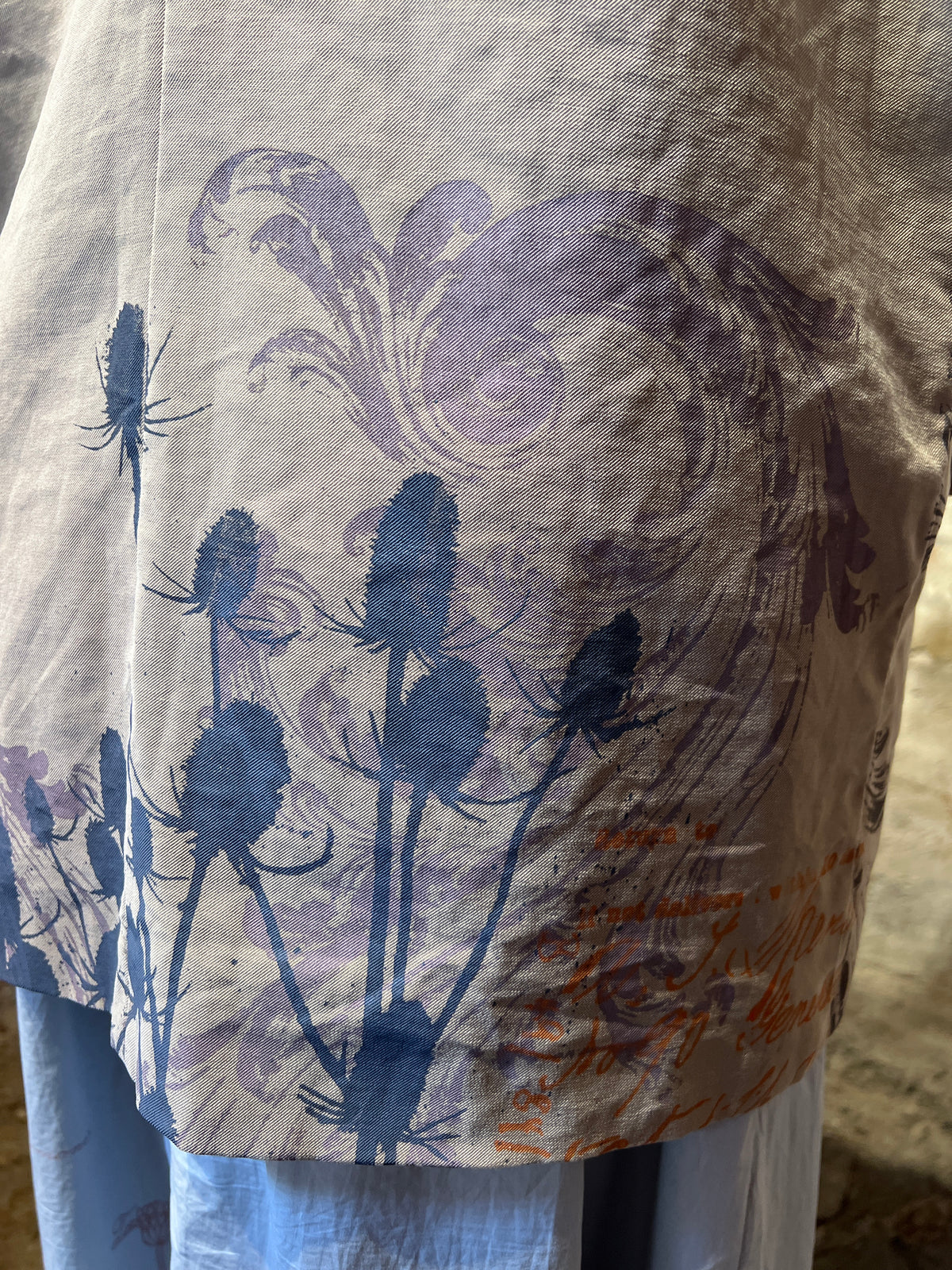 Blazer med korte ærmer str. 38