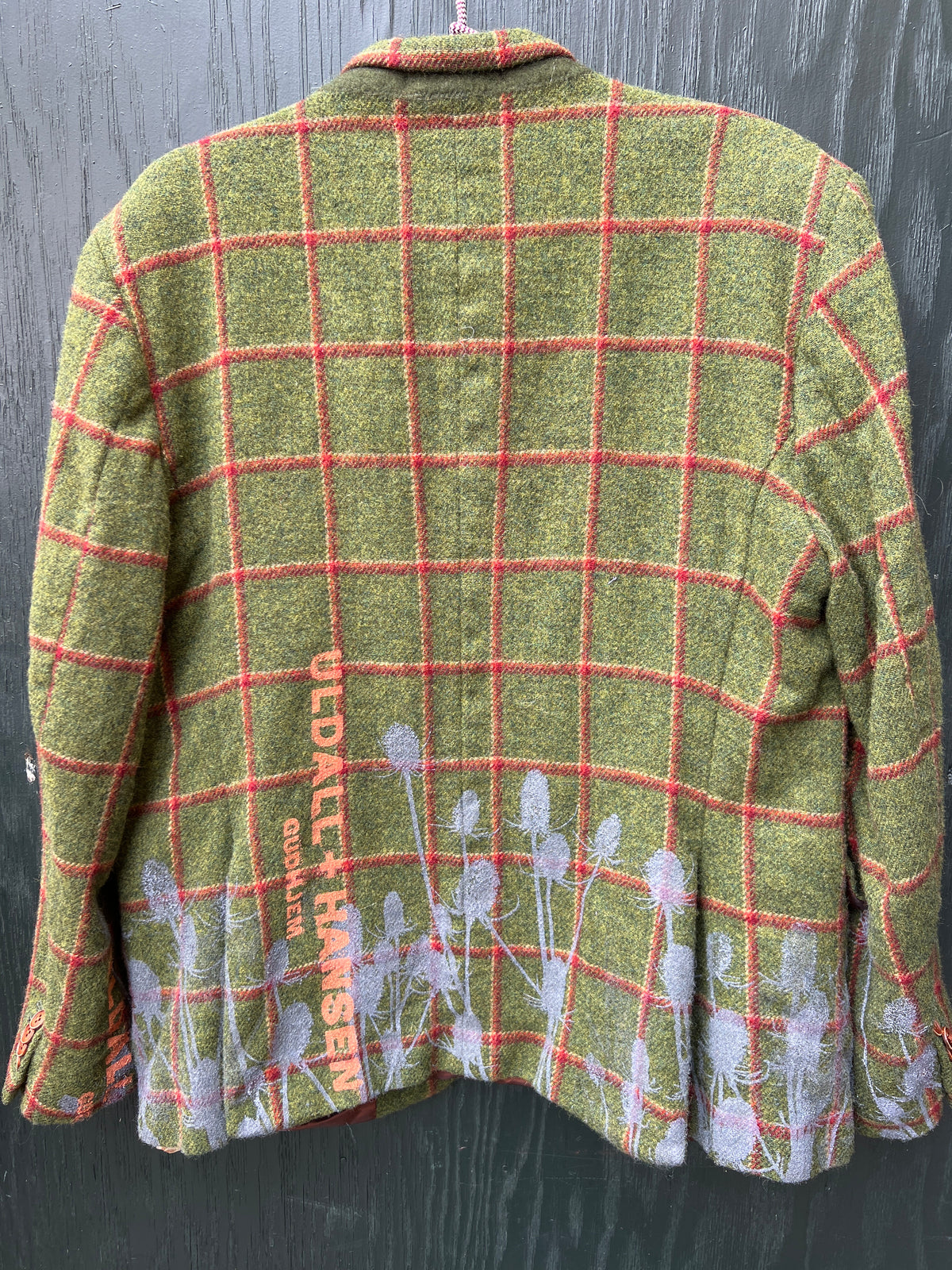 Upcycled blazer / jakker mm med serigrafi
