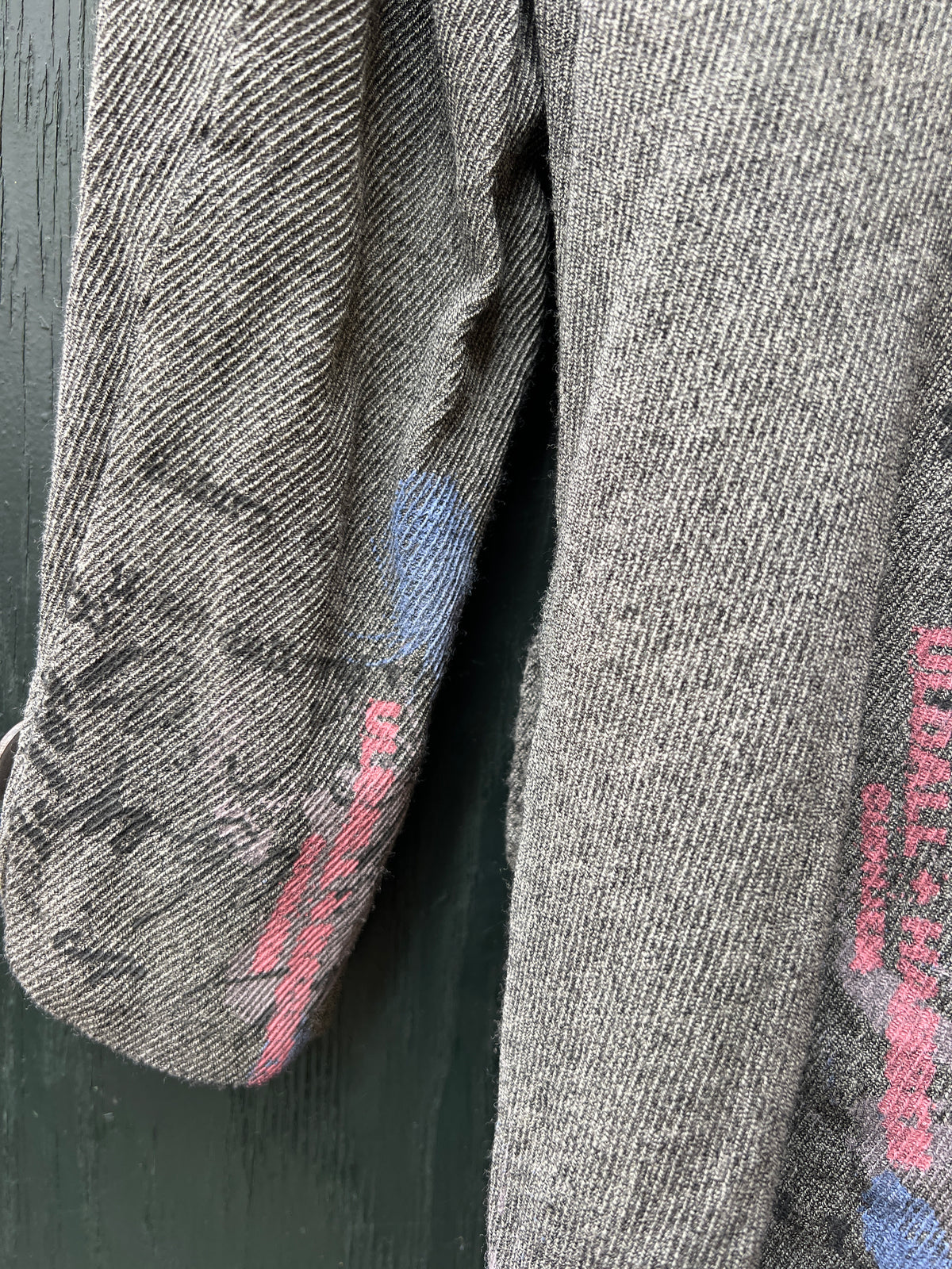 Upcycled blazer / jakker mm med serigrafi