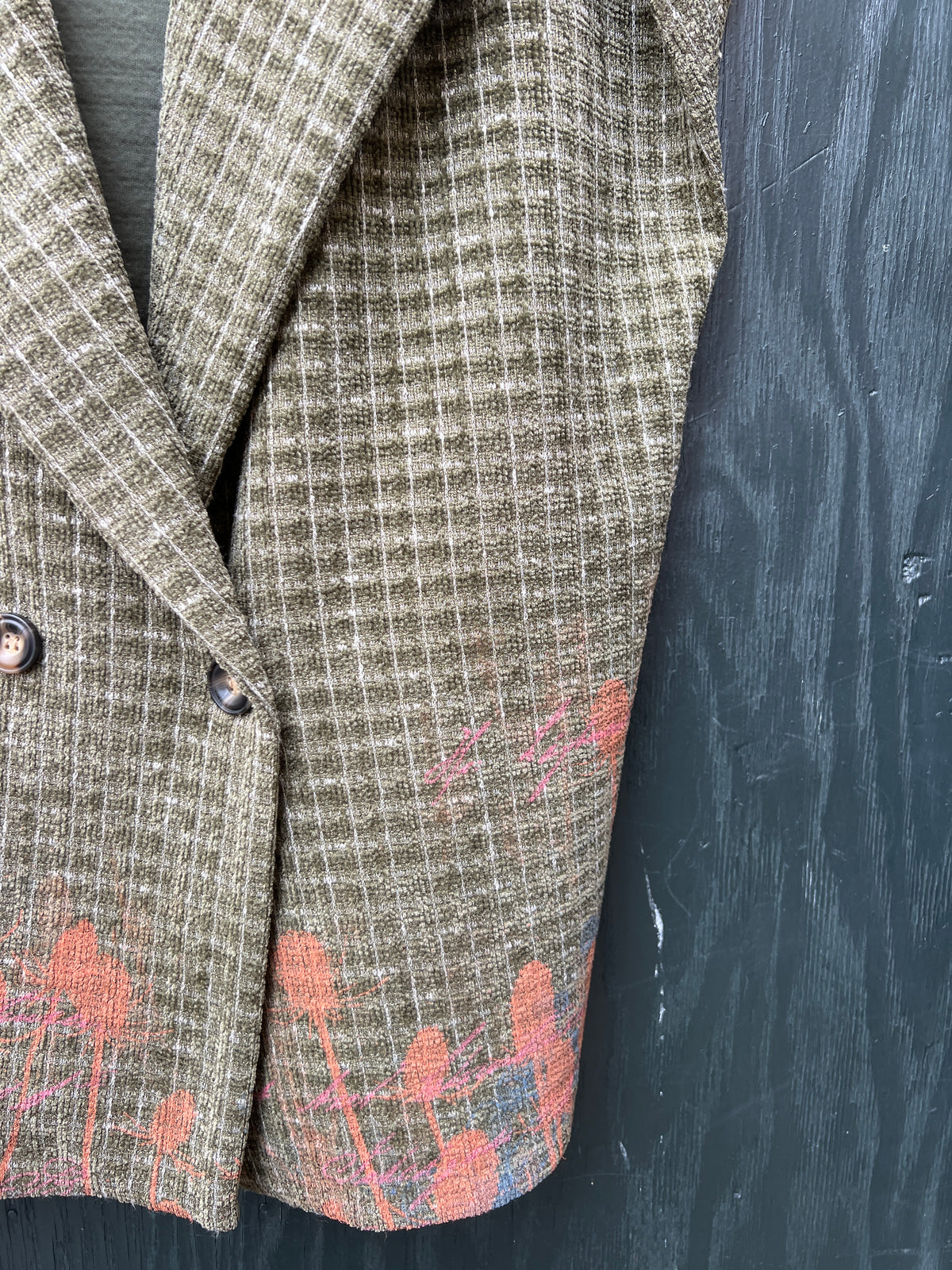 Vest med serigrafi