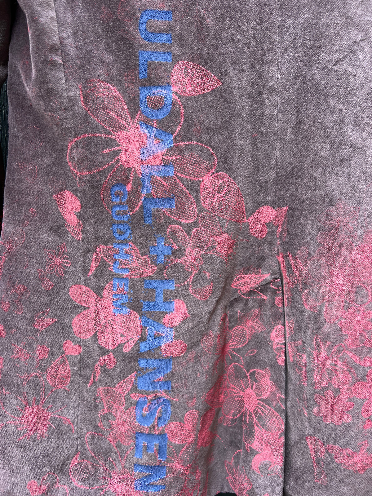 Upcycled blazer / jakker mm med serigrafi