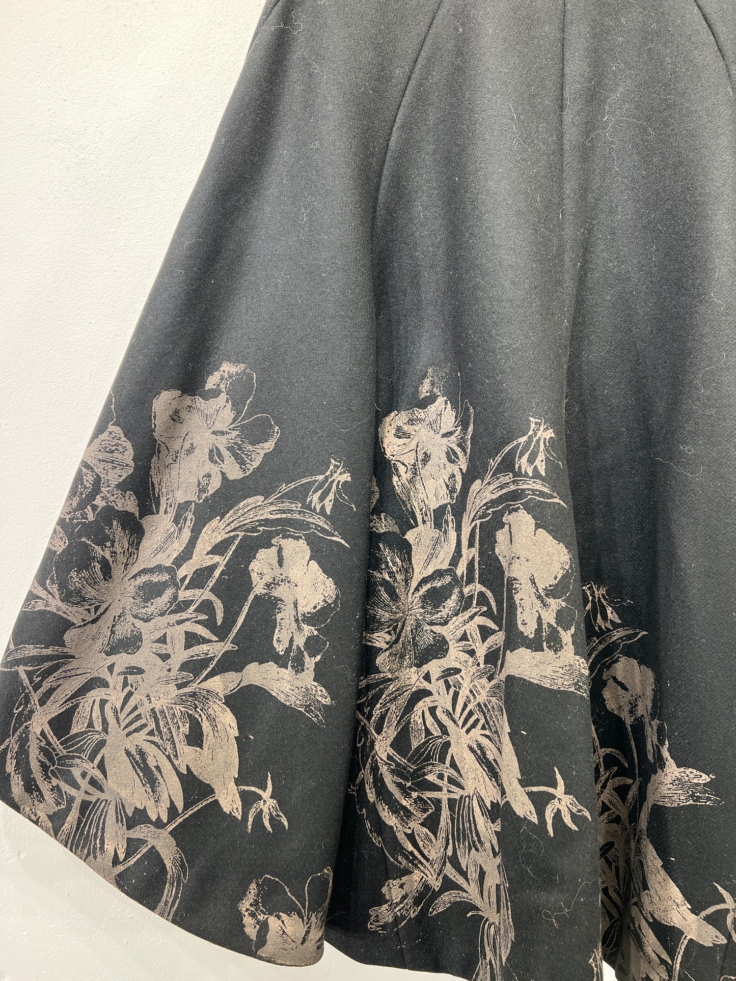 Uld poncho, skræddersyet