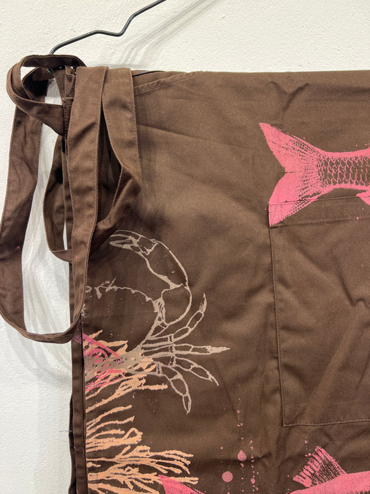 Forklæde med lille lomme foran