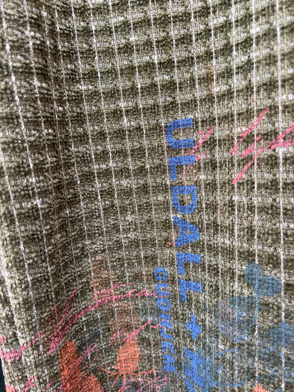 Vest med serigrafi