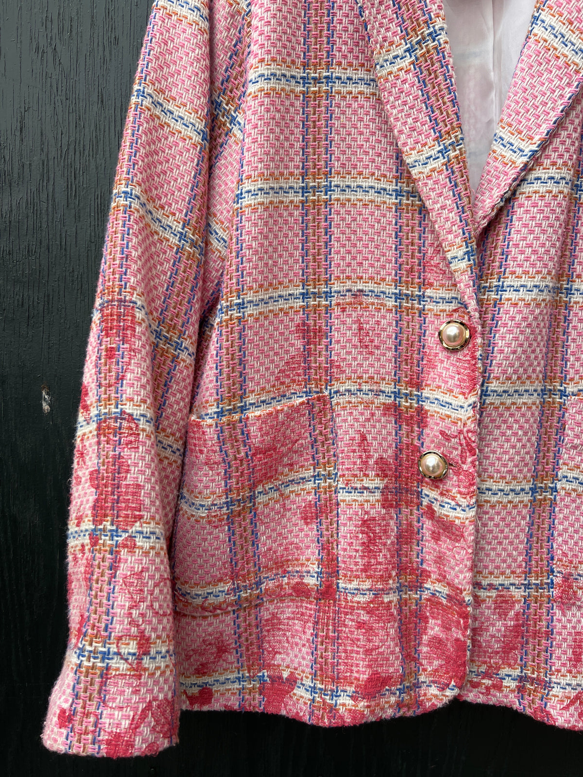 Upcycled blazer / jakker mm med serigrafi
