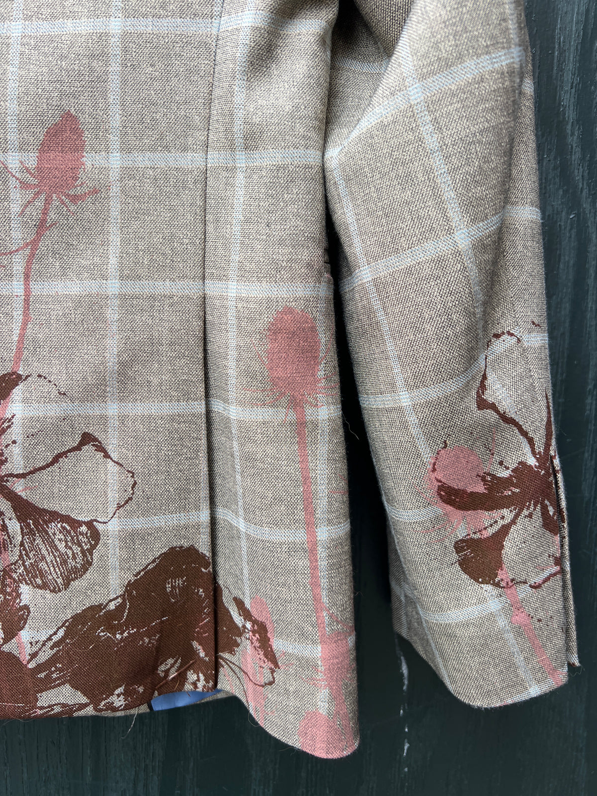 Upcycled blazer / jakker mm med serigrafi
