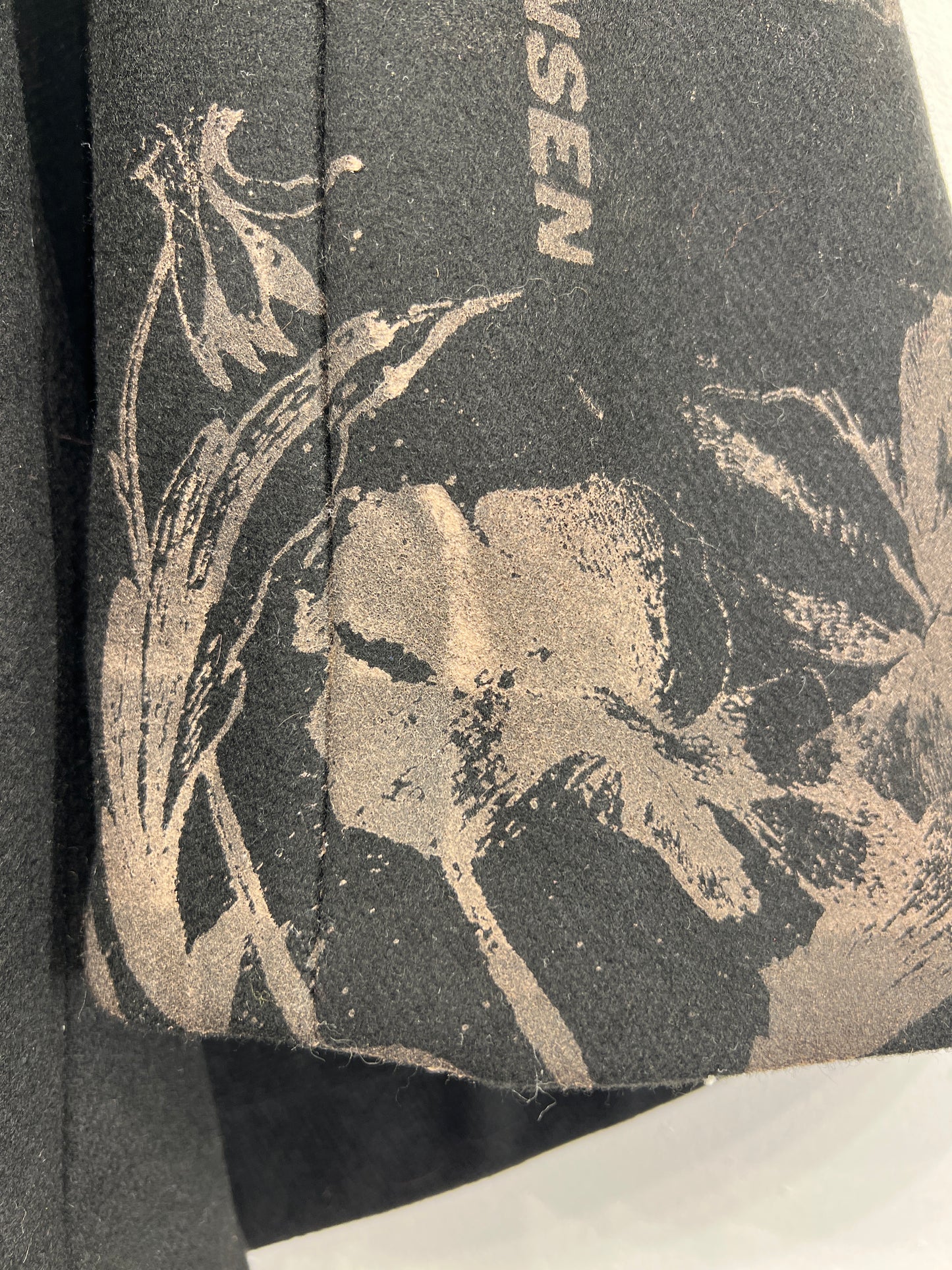 Uld poncho, skræddersyet