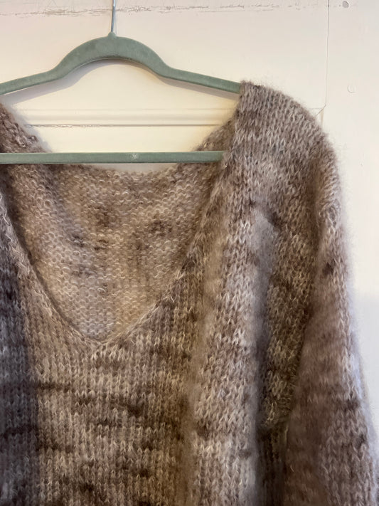 Håndstrikket sweater