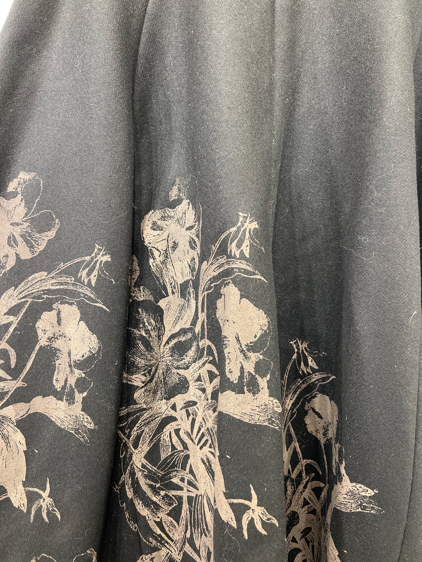 Uld poncho, skræddersyet