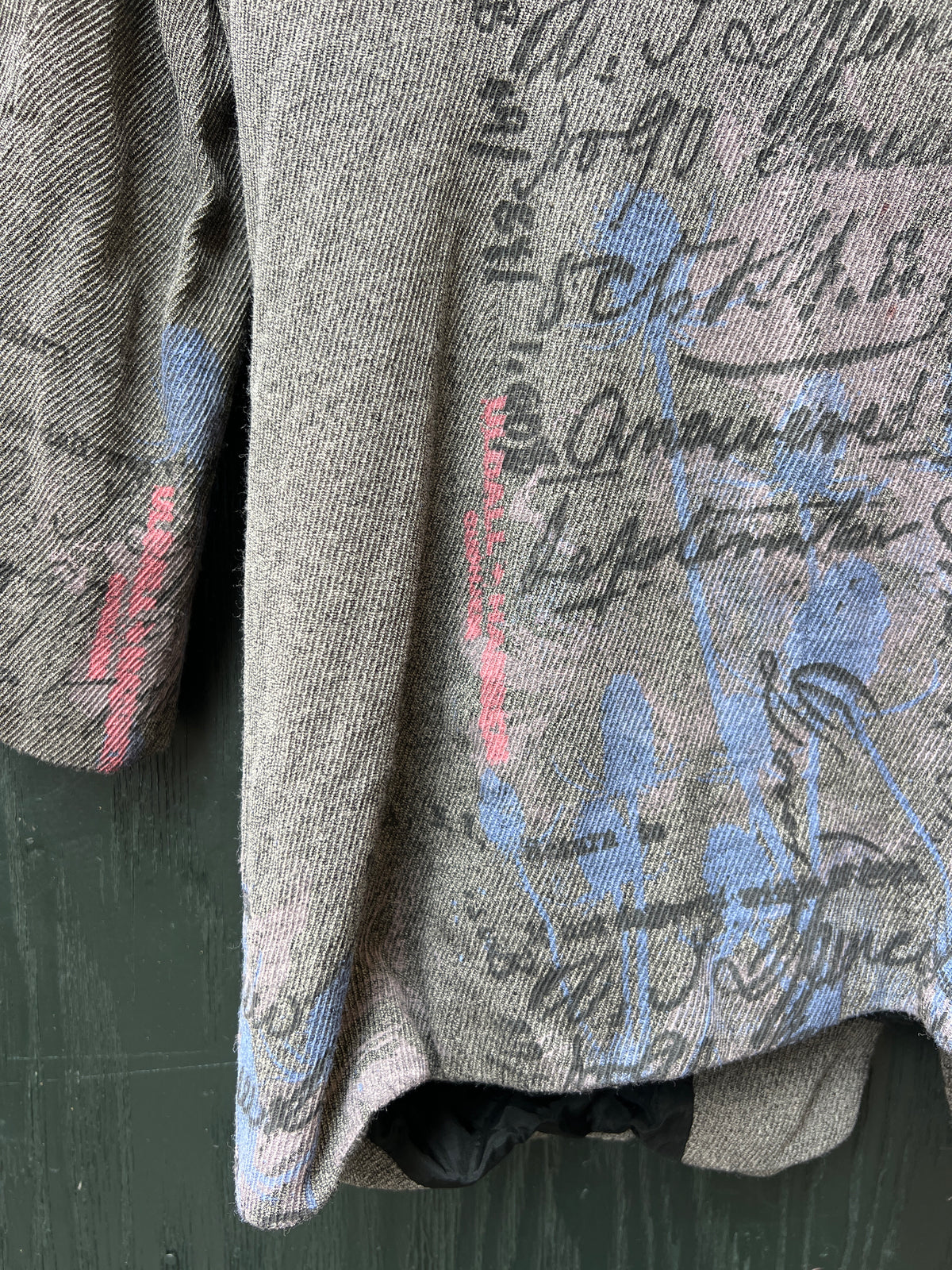 Upcycled blazer / jakker mm med serigrafi