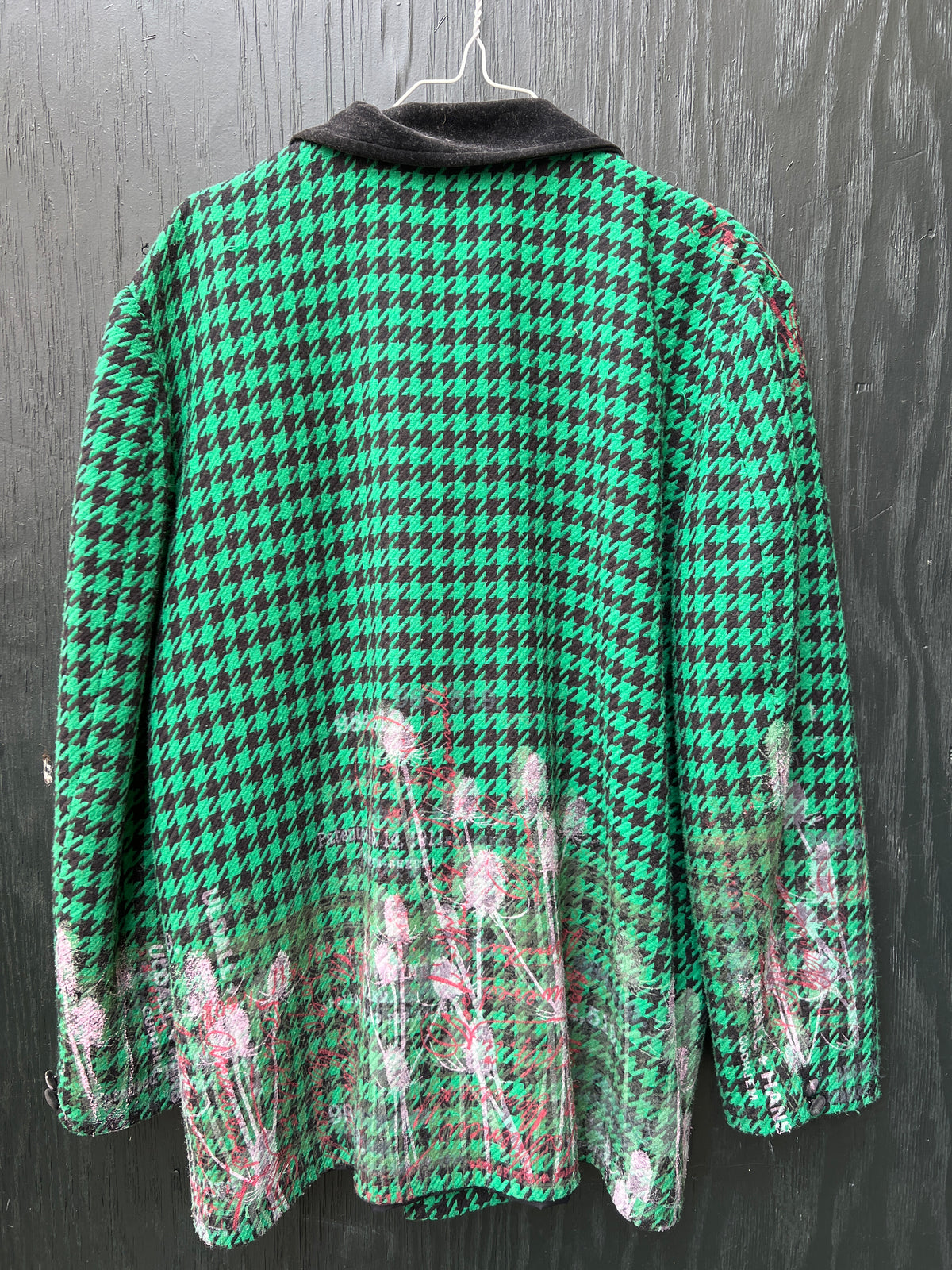 Upcycled blazer / jakker mm med serigrafi
