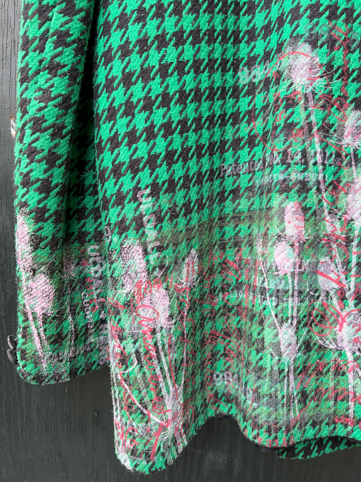 Upcycled blazer / jakker mm med serigrafi