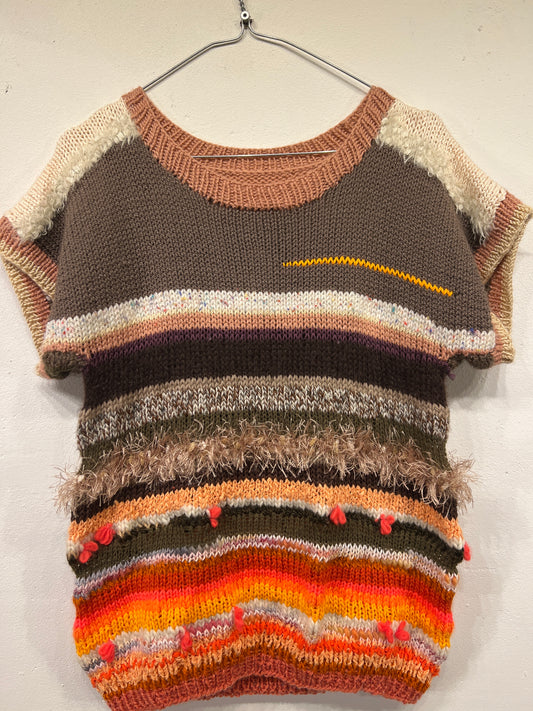 Strik med korte ærmer