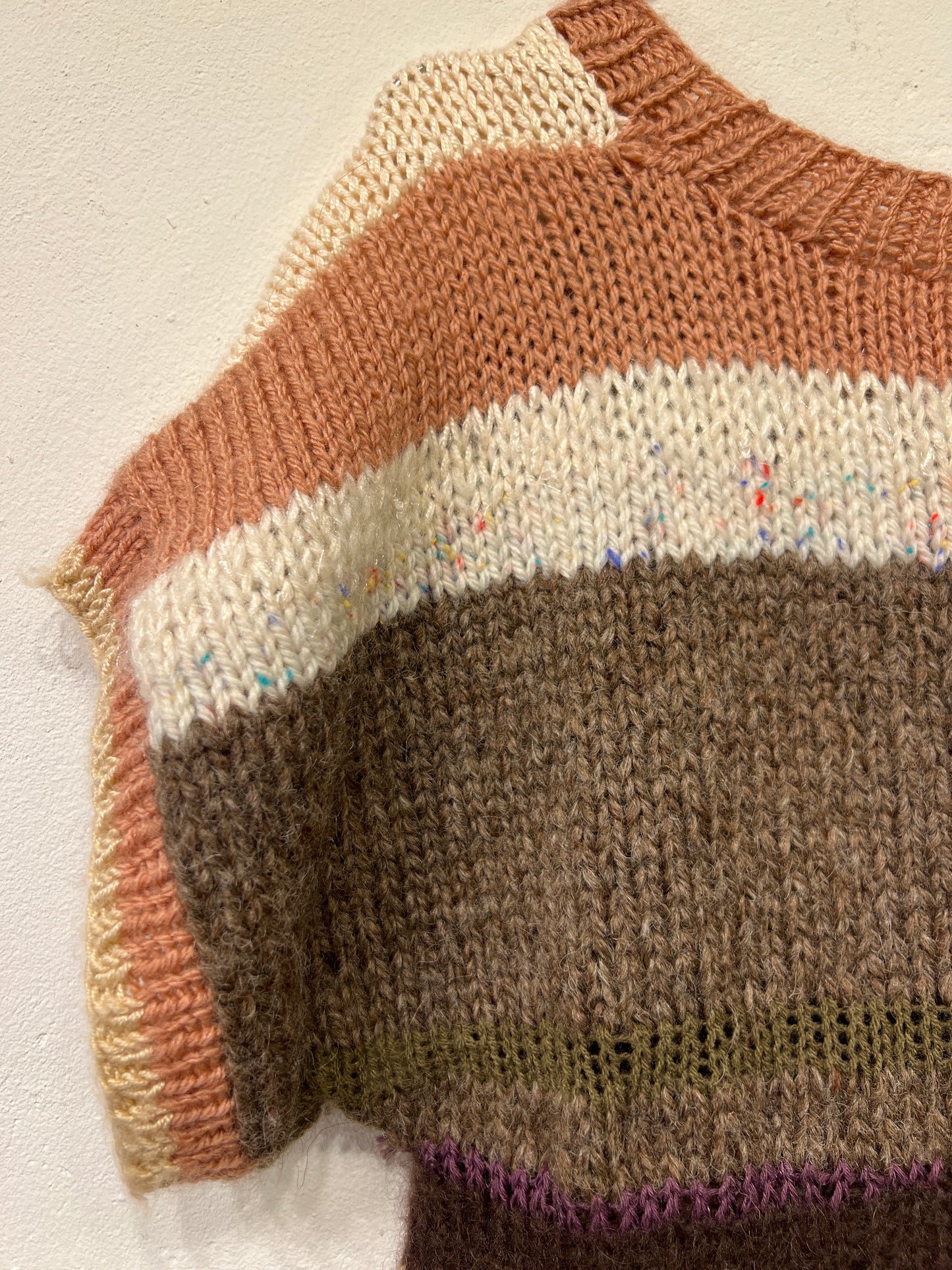 Strik med korte ærmer