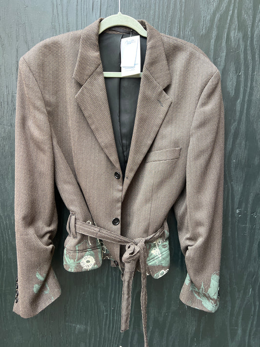 Upcycled blazer / jakker mm med serigrafi