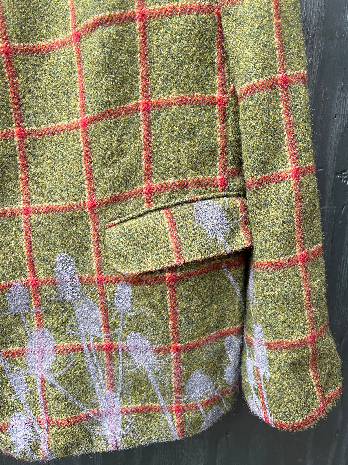 Upcycled blazer / jakker mm med serigrafi