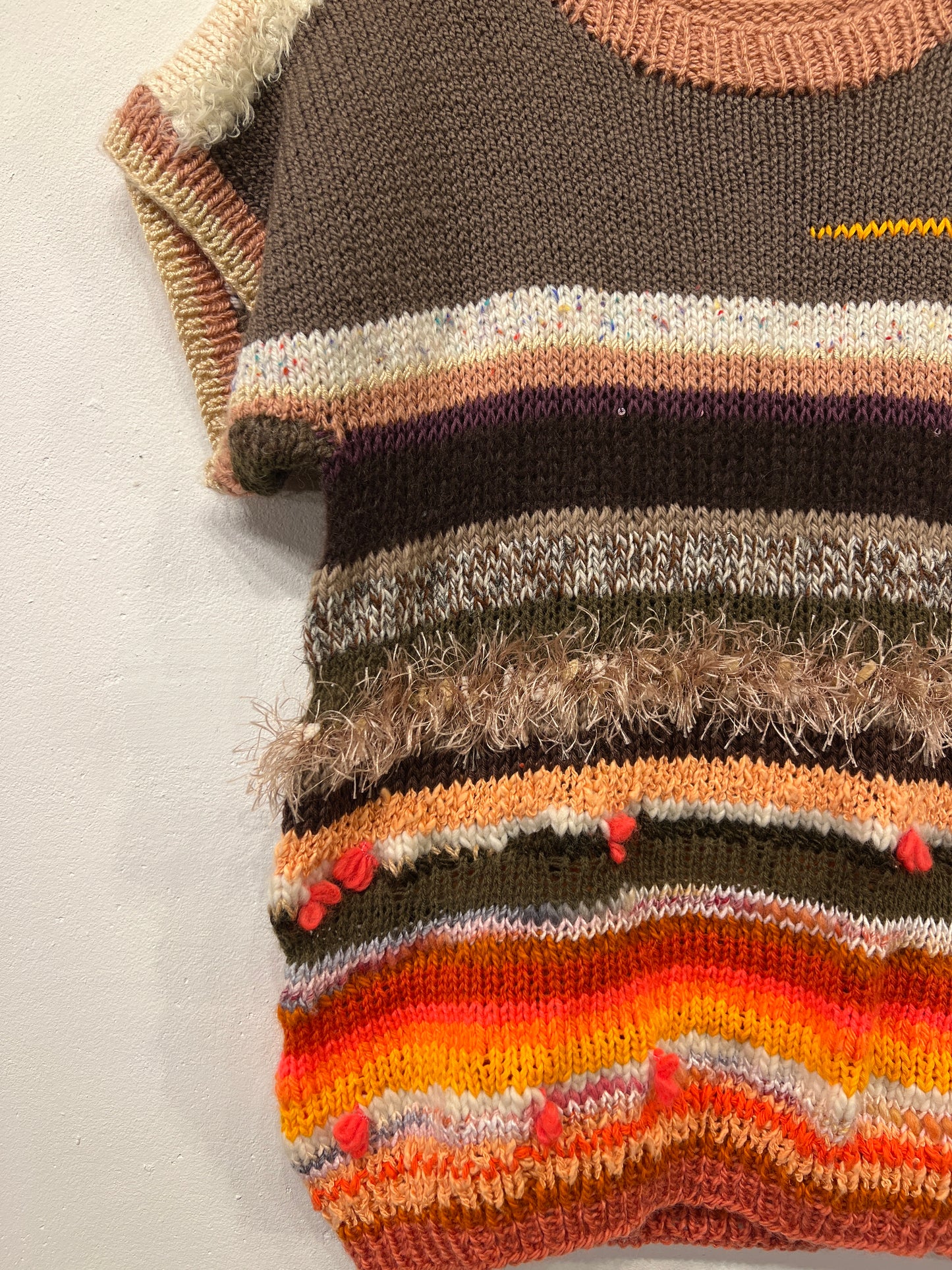 Strik med korte ærmer