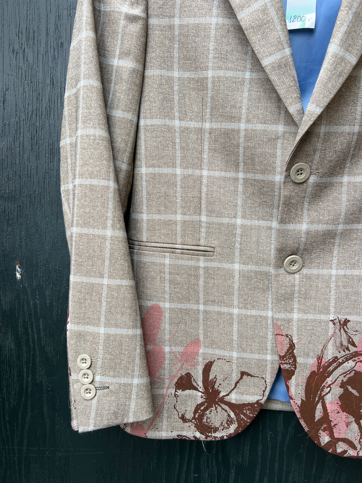 Upcycled blazer / jakker mm med serigrafi