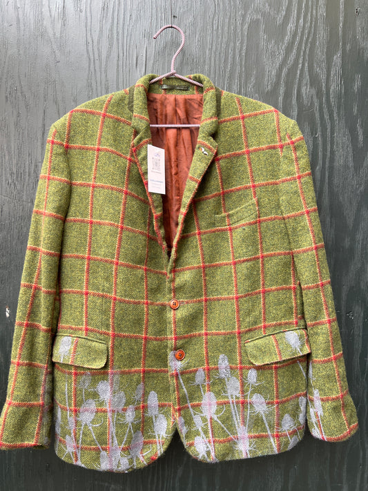 Upcycled blazer / jakker mm med serigrafi