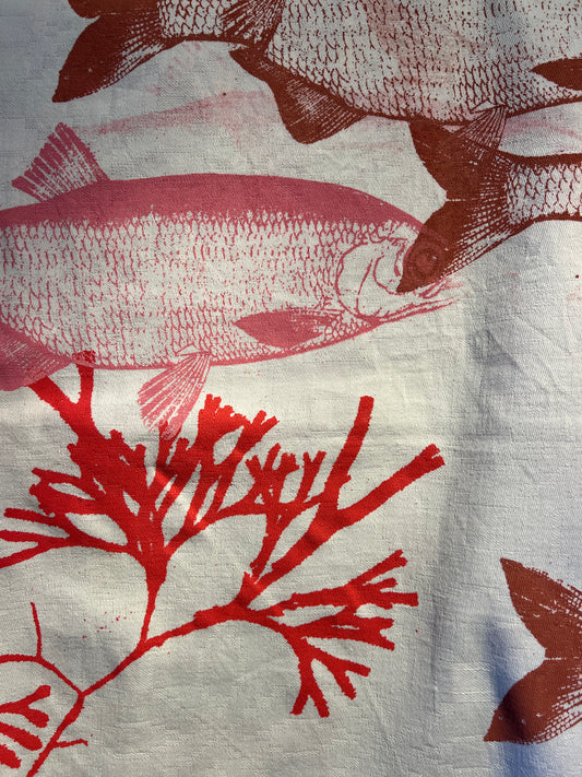 Duge, med rødt hav miljø