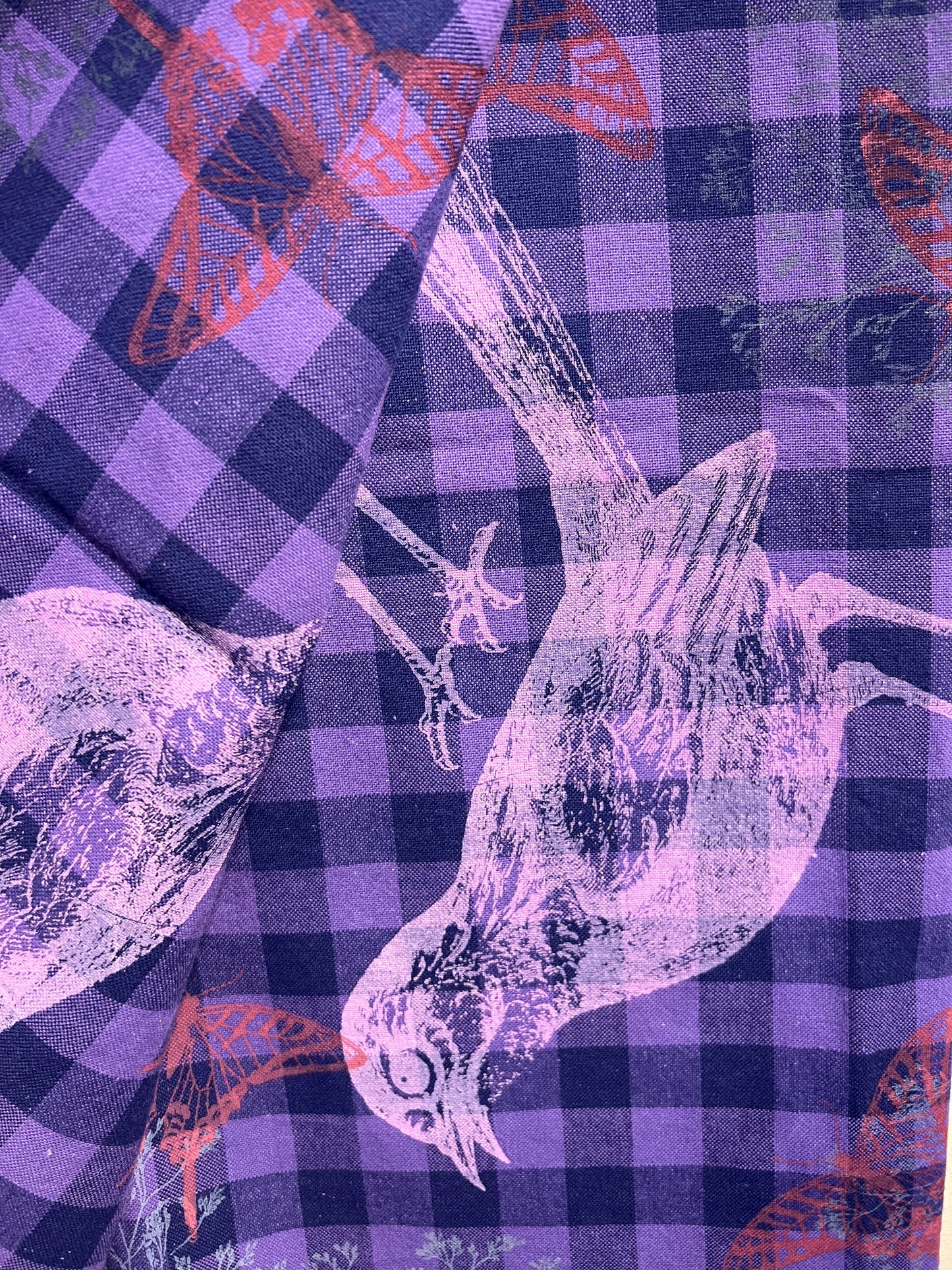 Lilla dug med natur og fugle