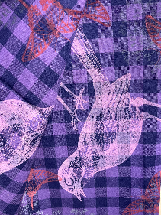 Lilla dug med natur og fugle